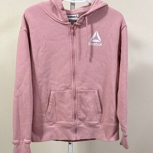 Reebok Dusty Rose Zip-Up Hoodie